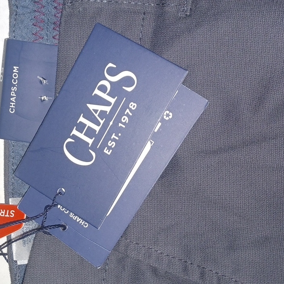 Chaps Cargo Shorts - Stretch Big&Tall Gray NWT - Picture 2 of 7